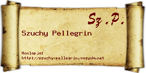 Szuchy Pellegrin névjegykártya